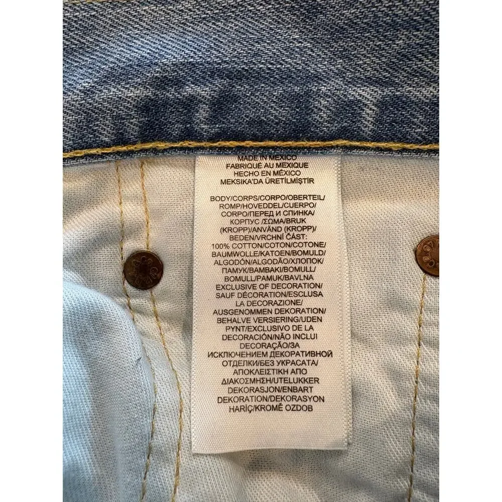 Polo Ralph Lauren Jeans Women 30 (34x28) Denim The Avery Boyfriend Patchwork
